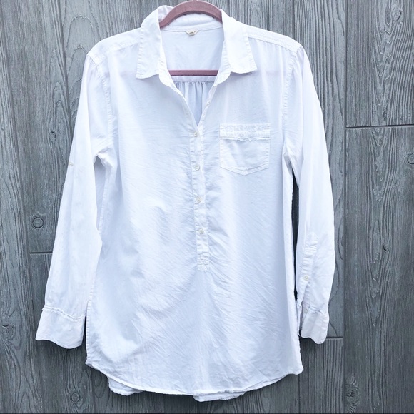 J. Crew | Tops | Jcrew White Button 